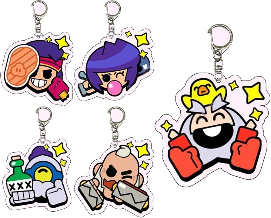 Amazon.co.jp: [QWJHGBC] ブロスタ アクリルキーホルダー セット キー